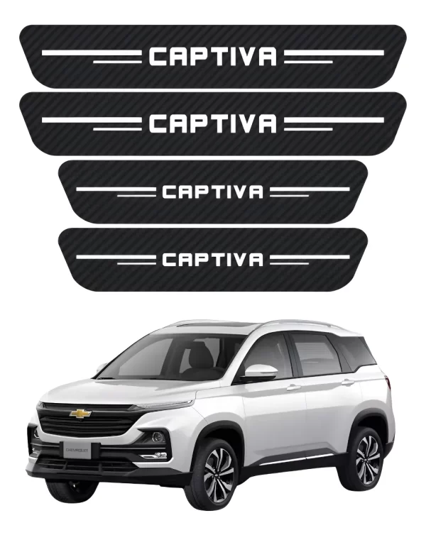 Protección De Estribos 4 Puertas Genérico Captiva
