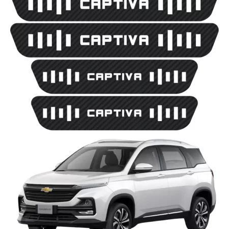 Protección De Estribos 4 Puertas Genérico Captiva