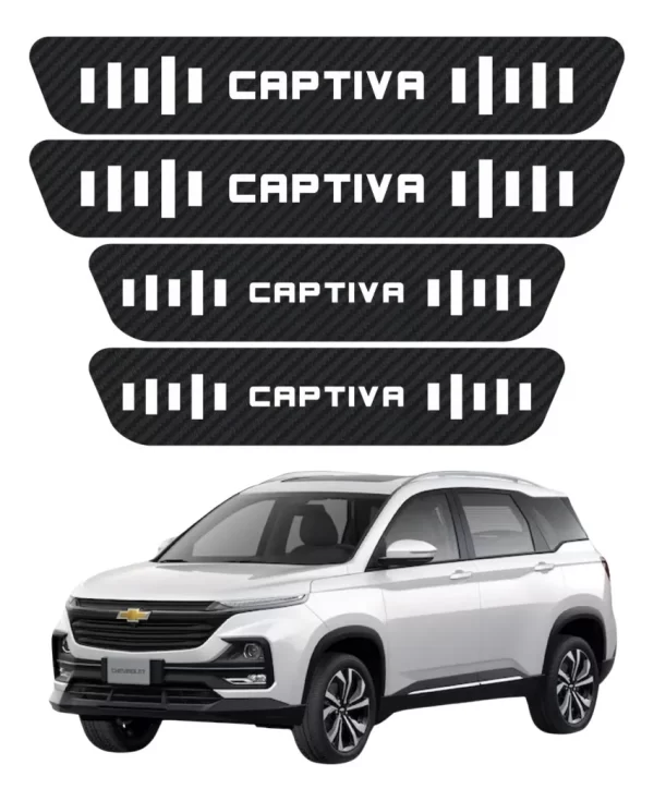 Protección De Estribos 4 Puertas Genérico Captiva