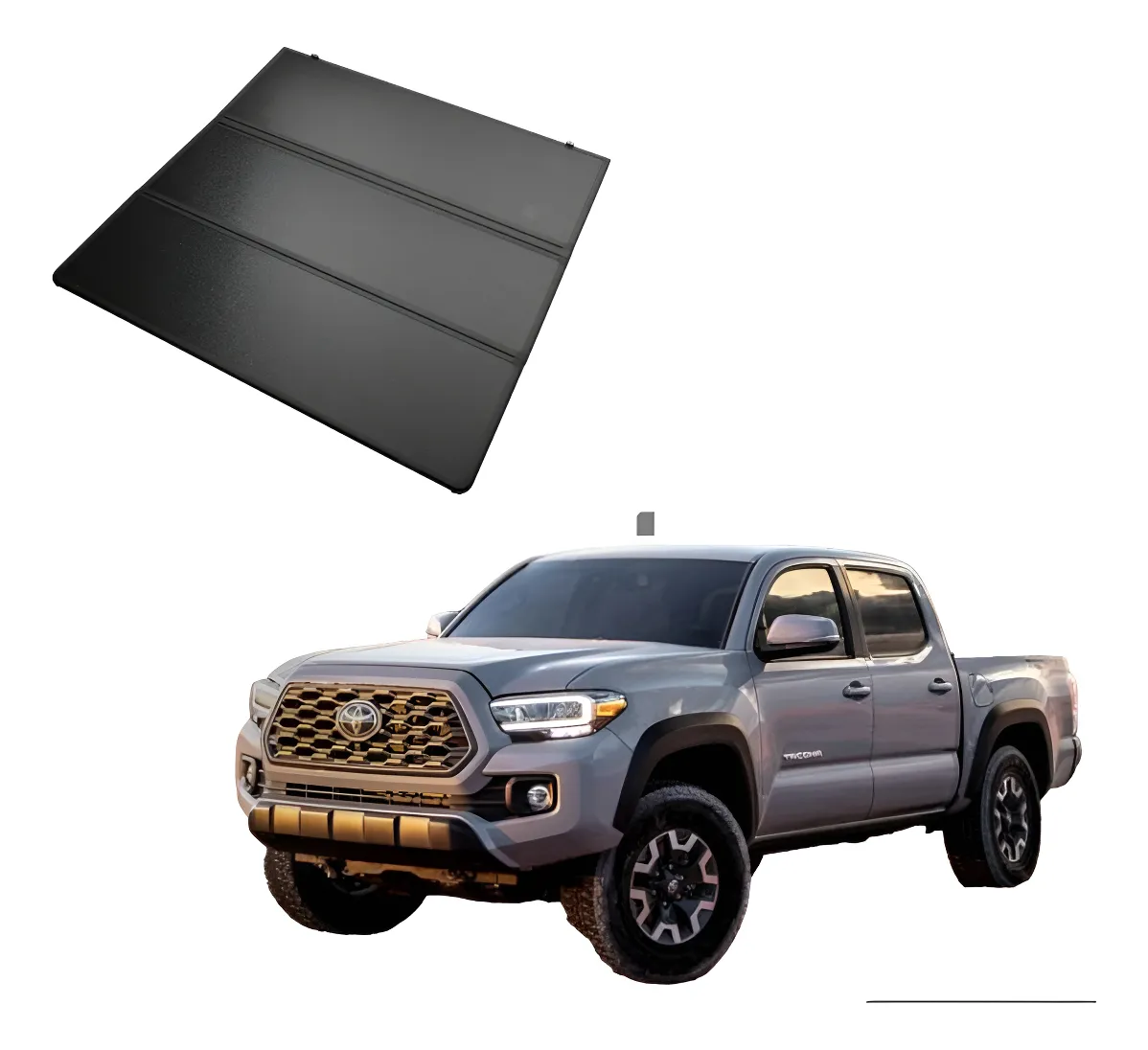 Tapa De Batea Triptica Para Toyota Tacoma 2022-2023 - Image 1