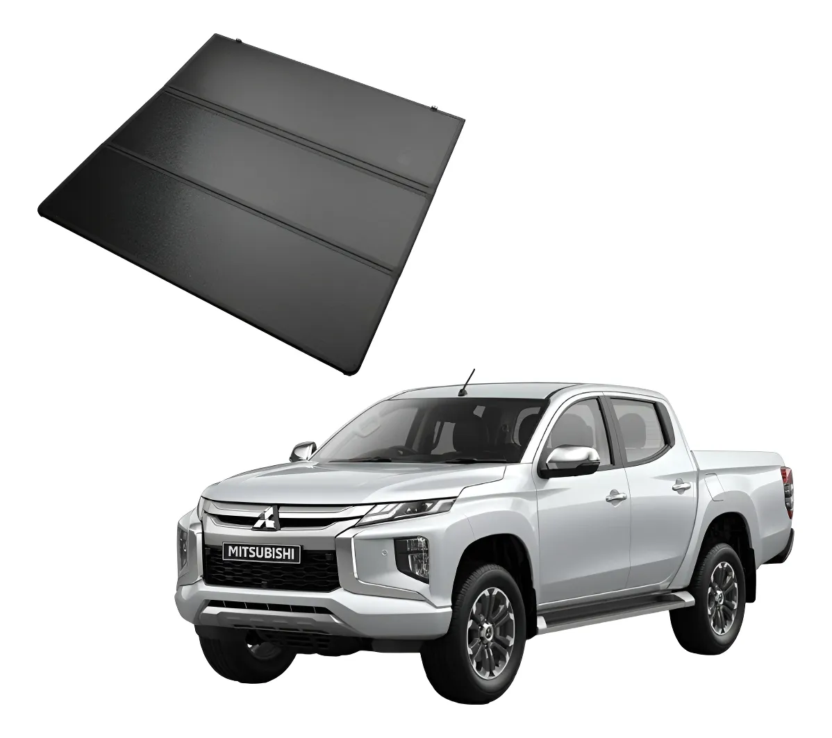 Tapa De Batea Triptica Para L200 Doble Cabina 2017-2023 - Image 1