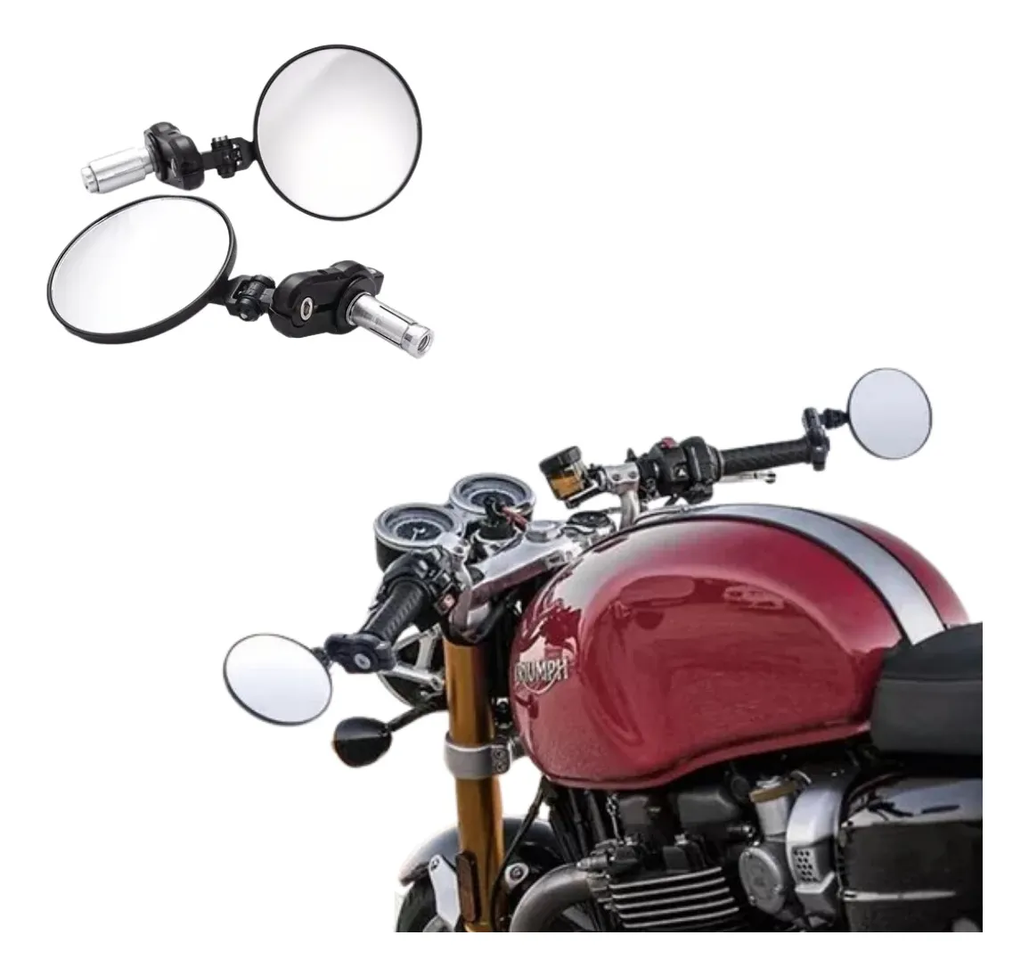 Espejos Retrovisores Universal Para Motocicleta Mictuning - Image 1