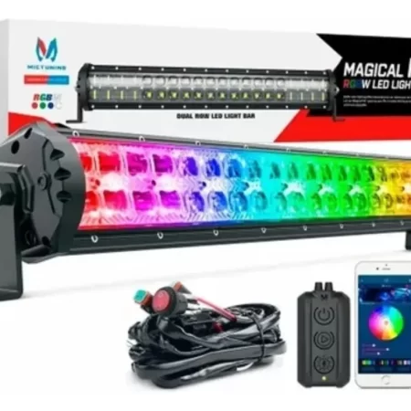 Barra Luz Led 22 PuLG Mictuning Jeep Rzr Can Am Magical Rgbw