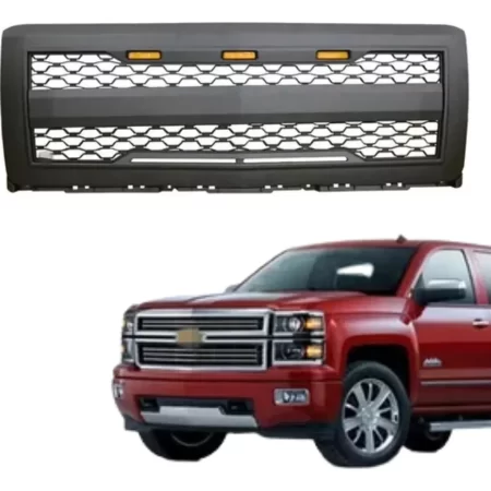 Parrilla Chevrolet Silverado 1500 Para 2014-2015 C/ Led