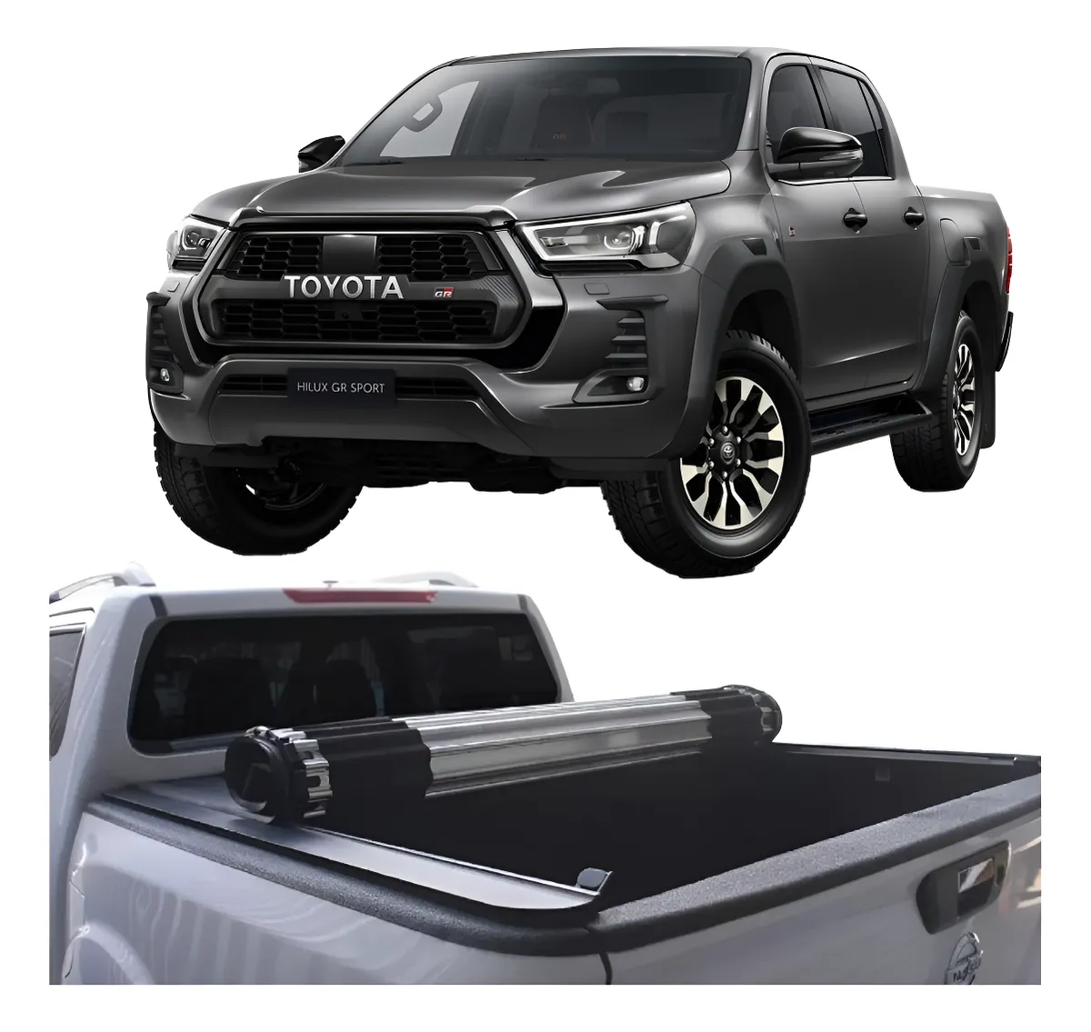 Tapa Cubre Batea Roll Up Para Toyota Hilux 2016 - 2024 - Image 1