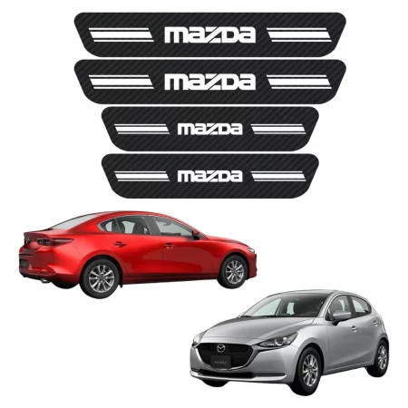 Sticker Bl Protección De Estribos 4 Puertas Para Mazda
