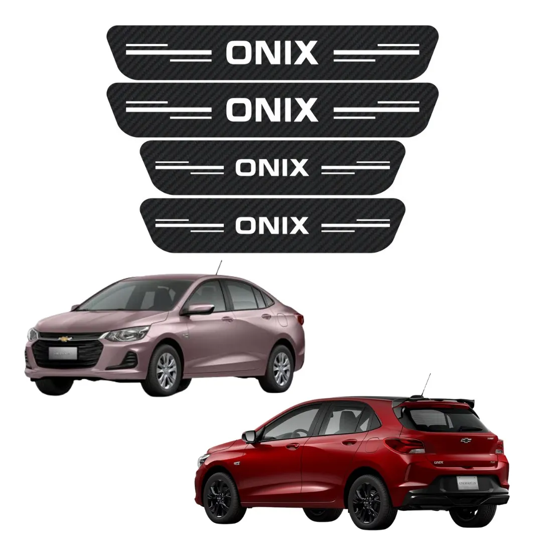 Sticker Protección De Estribos 4 Puertas Chevrolet Onix - Image 1
