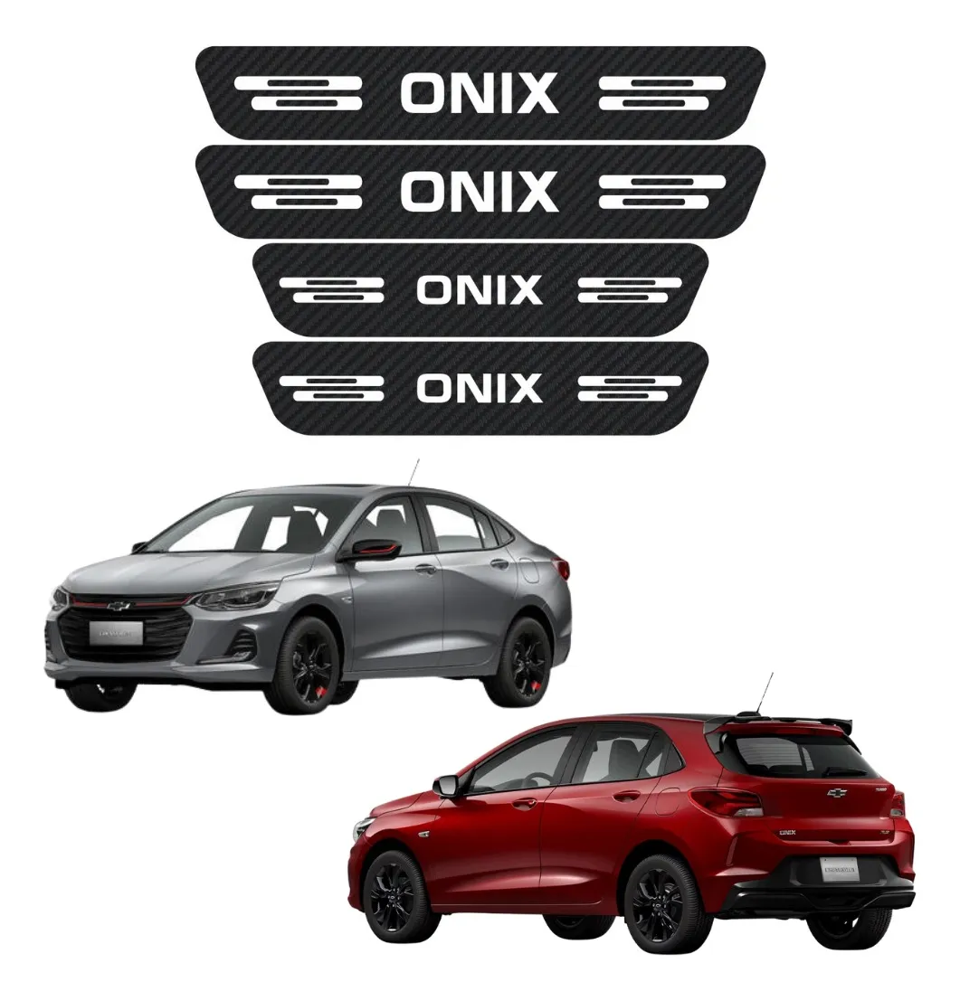 Sticker Protección De Estribos 4 Puertas Chevrolet Onix - Image 1