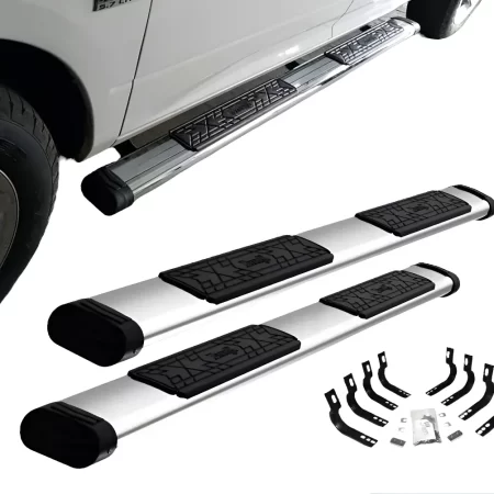 Estribos Bronx Ford Lobo F-150 Doble Cabina 2020-2021 Cromo