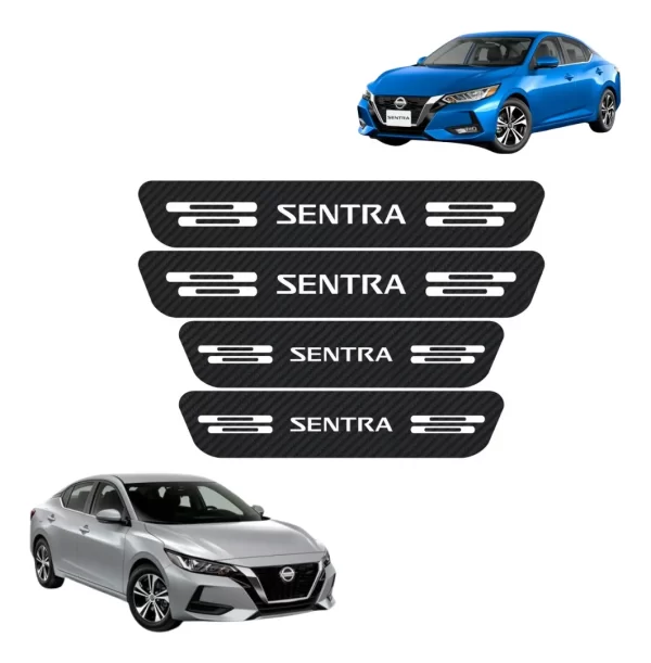 Cinta Protectora Embellecedora Estribos Para Nissan Sentra