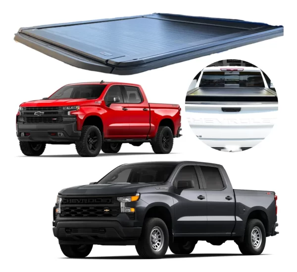 Tapa De Batea Electrica Retractil Para Silverado 2014 - 2025