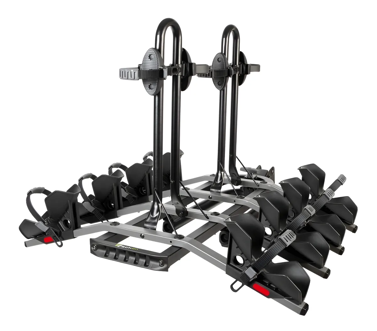 Portabicicletas Rack On T6 Pro Enganche 4 Bicicletas Negro Aluminio - Image 1