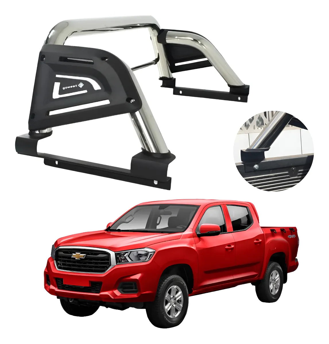 Roll Bar Infinite Inoxidable Chevrolet S10 Max 2023 - 2024 - Image 1