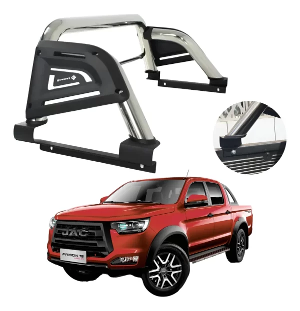 Roll Bar Infinite Inoxidable Para Jac Frison T8 2020 - 2024