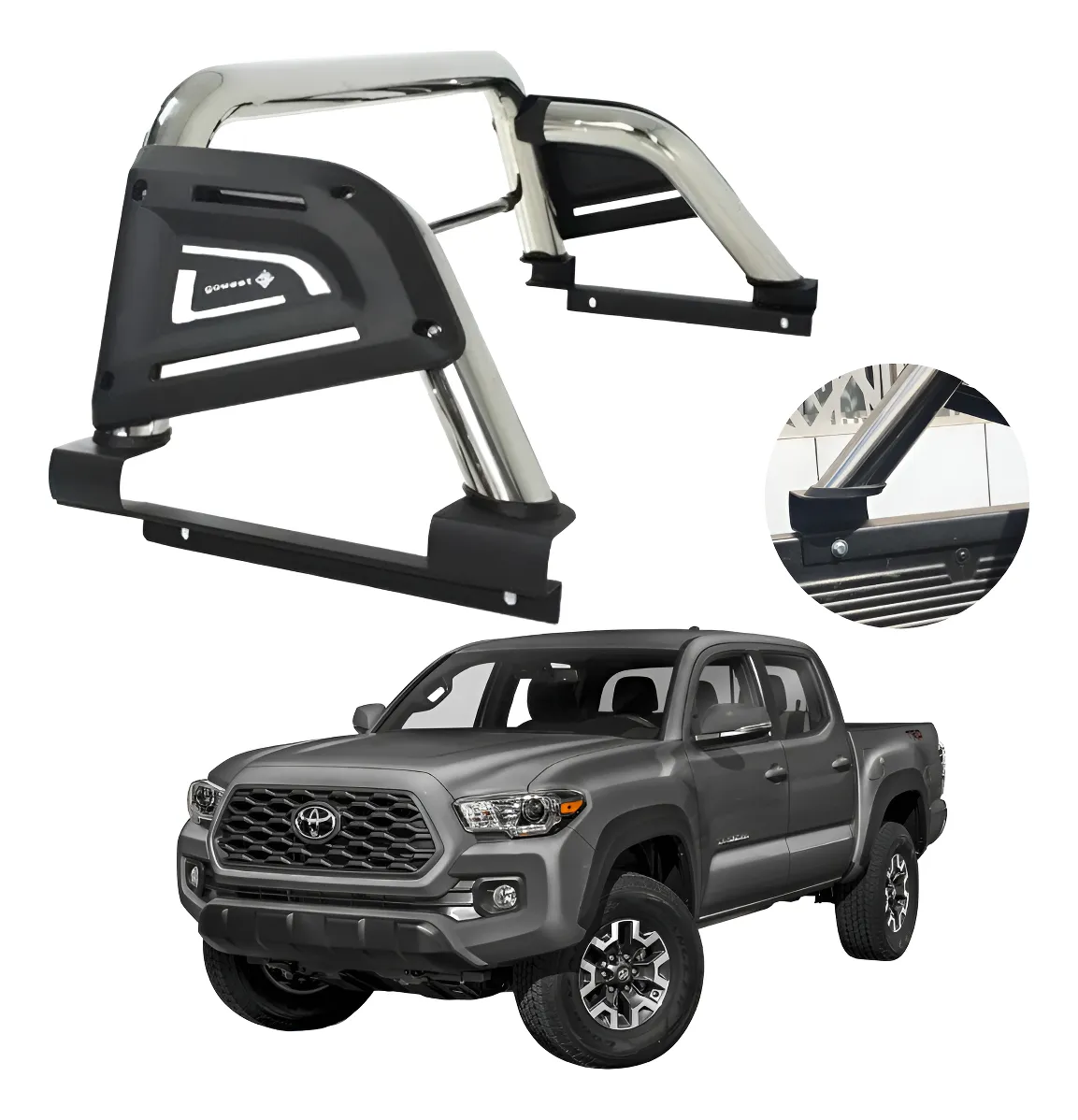 Roll Bar Infinite Inoxidable Para Toyota Tacoma 2016 - 2023 - Image 1