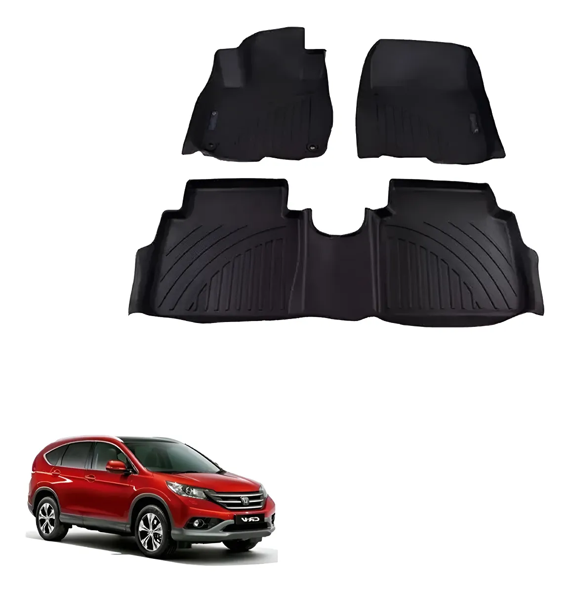 Tapetes Tipo Charola Para Honda Crv Cr-v  2012 2019 - Image 1