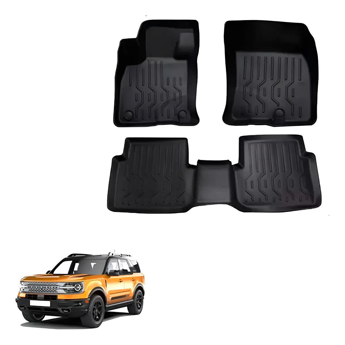 Tapetes Tipo Charola Para Ford Bronco Sport 2021 2023 - Image 1