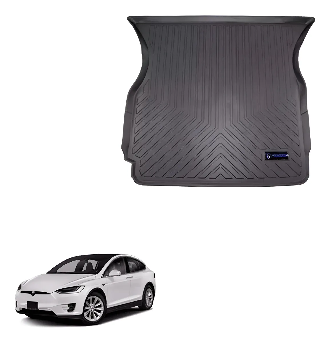 Tapete De Cajuela Tipo Bandeja 3d Para Tesla Model X 2020 - Image 1