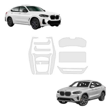 Protector Ppf Pantalla Y Clúster P/central Para Bmw X4 2024