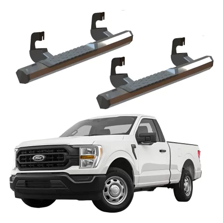 Estribos Serie 700 Ford Lobo F150 2015 - 2022 Cabina Regular