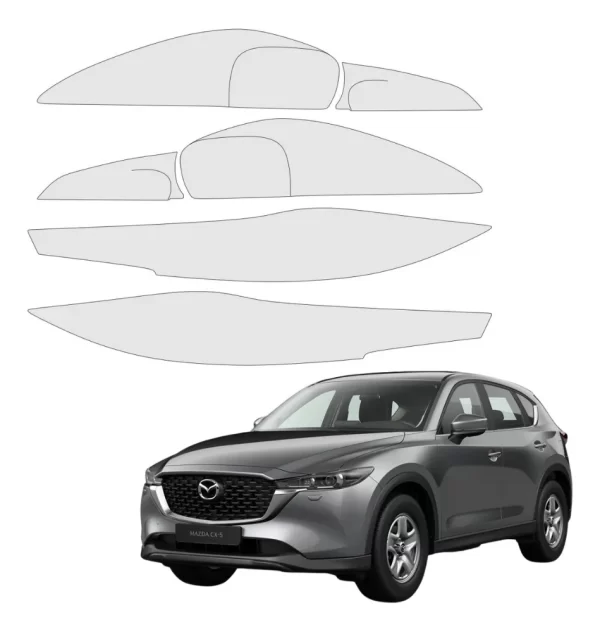 Sticker Protección Ppf Faros Compatible Con Mazda Cx5 2022