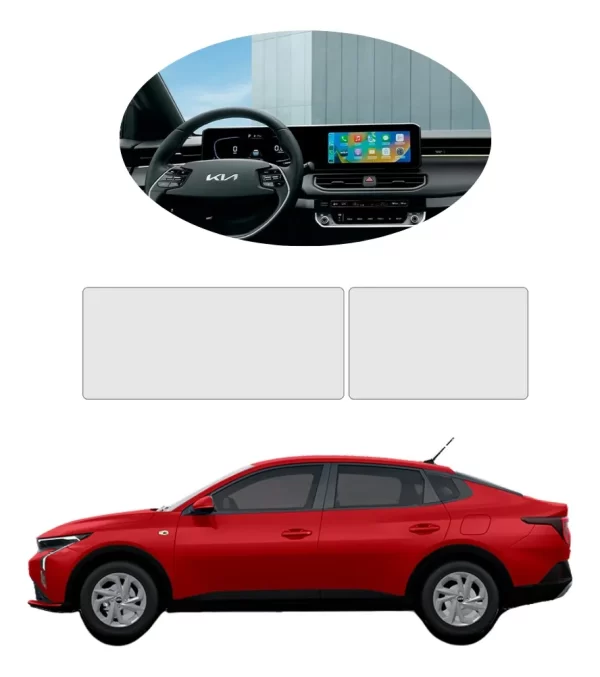 Protección Ppf Bl Pantalla Y Clúster Para Kia K3 2024