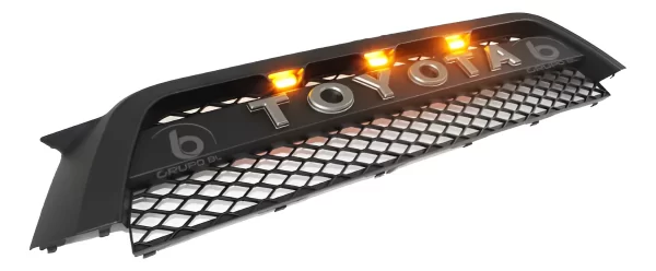 Parrilla Toyota 4runner 2012 2013 2014 2015 Negro Mate C/led