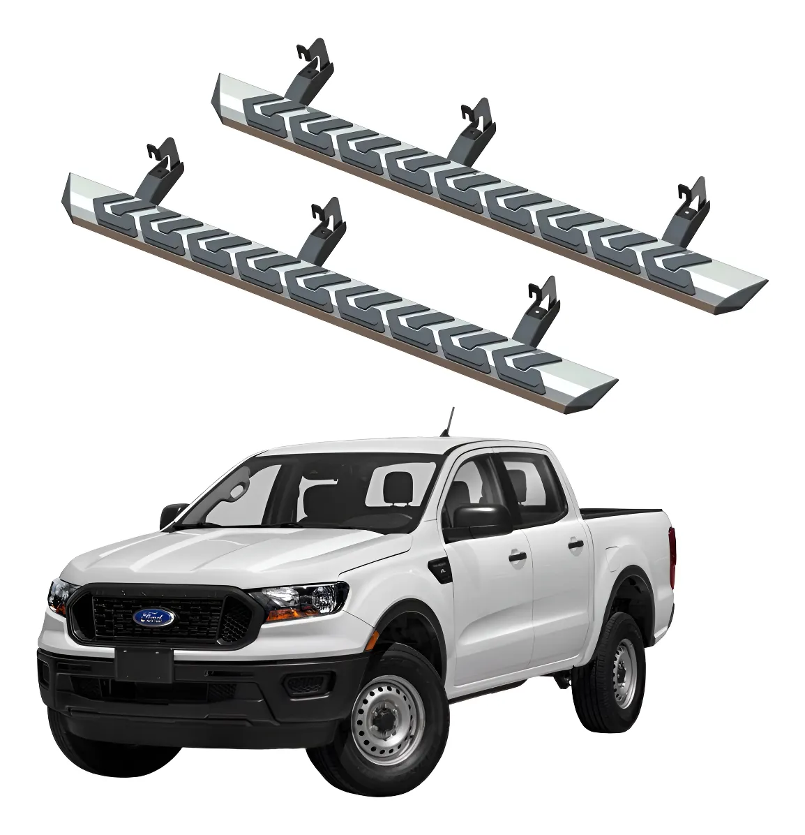 Estribos Serie 900 Para Ford Ranger 2016 - 2022 Doble Cabina - Image 1