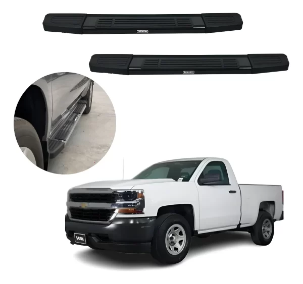 Estribos Mg Compatibles Con Chevrolet Silverado  2007 - 2018