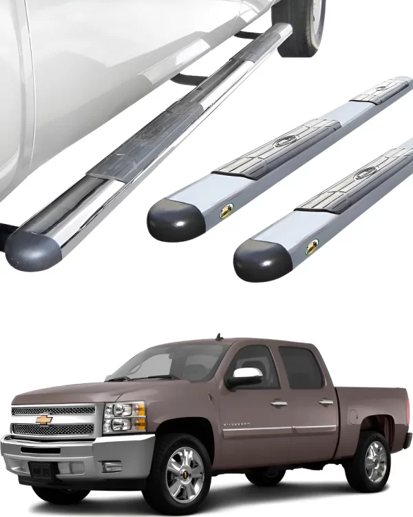 Estribos Gh P/ Chevrolet Silverado Cabina Doble 2005 - 2013