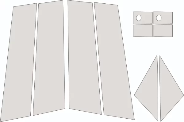 Protección Ppf Postes Exteriores Para Mazda 3 2020 Al 2023