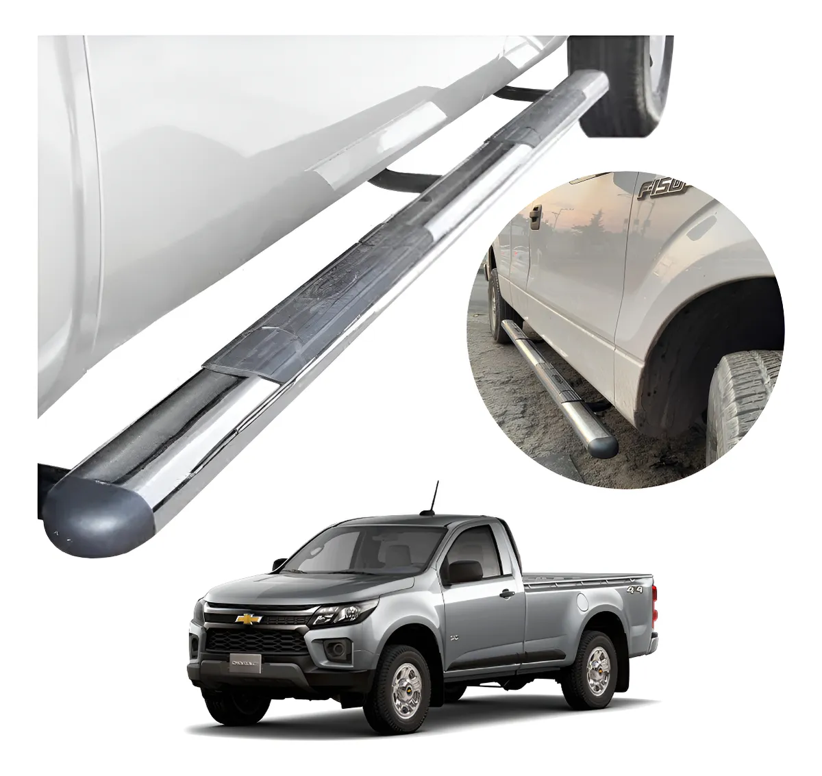 Estribos Gh Chevrolet S10 Cabina Corta 2023 - Image 1