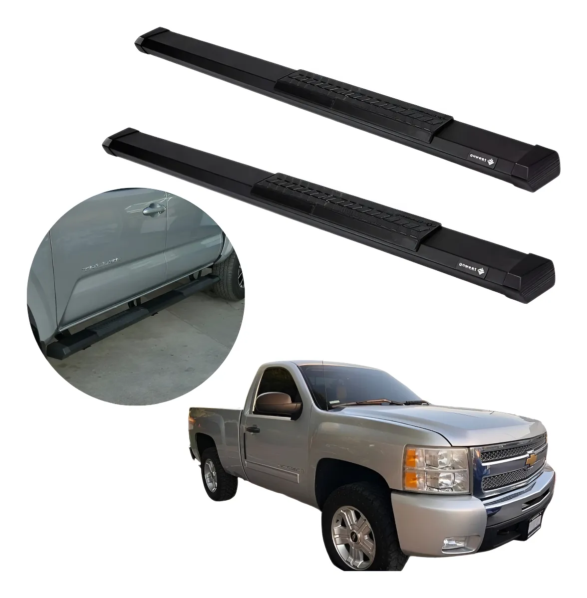 Estribos Serie 500 Para Silverado 2007 - 2013 Cabina Sen - Image 1