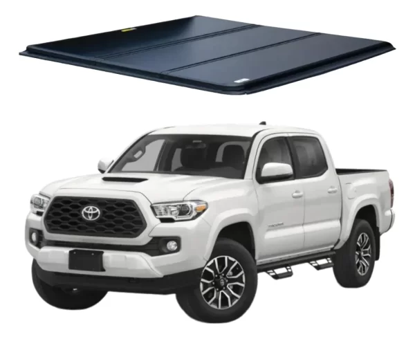 Tapa Cubre Batea Tri-fold Para Tacoma 2016-2024 Doble Cabina