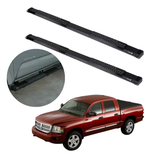 Estribos Serie 500 Para Dakota 2005 - 2012 Doble Cabina