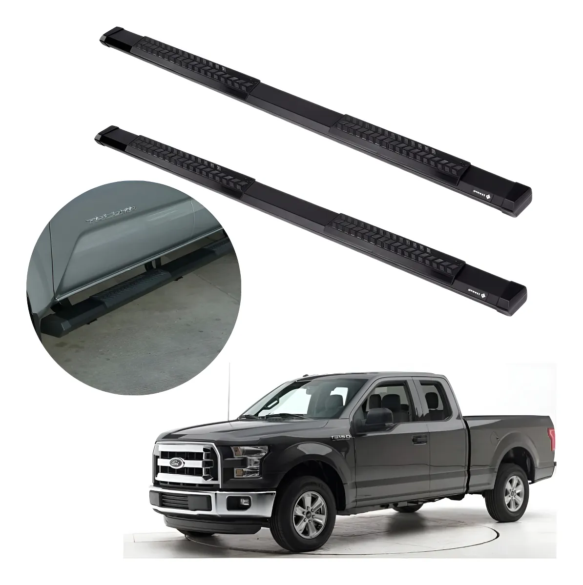 Estribos Serie 500 F150 Lobo Cabina Y Media 2015 - 2022 - Image 1