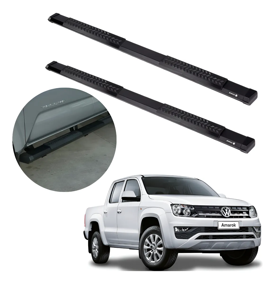 Estribos Serie 500 Para Volkswagen Amarok 2010 - 2024 - Image 1