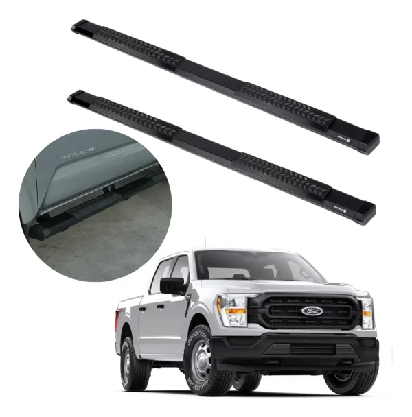 Estribos Serie 500 Para Ford Lobo F150 2015 - 2022 Dob Cab