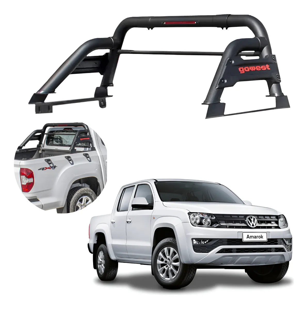 Roll Bar Trail Compatible Con Volkswagen Amarok 2010 - 2023 - Image 1