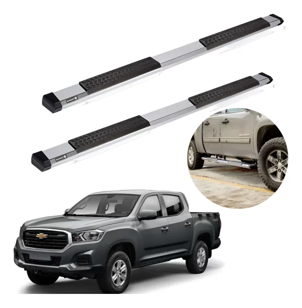 Estribos Serie 500 Cromados Chevrolet S10 Max 2023 - 2024