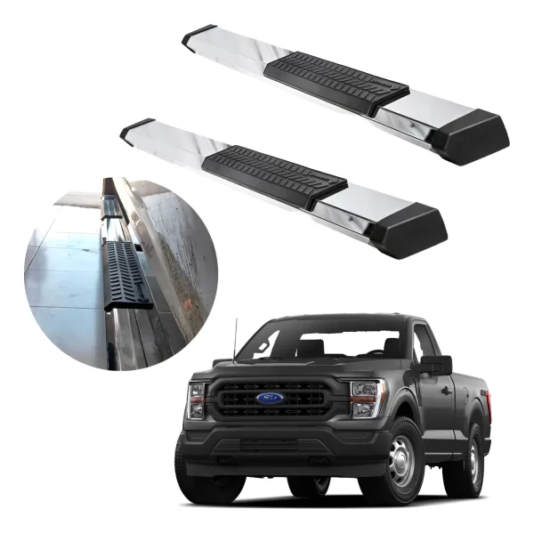 Estribos Serie 500 Lobo F150 Cabina Extendida 2015 - 2022