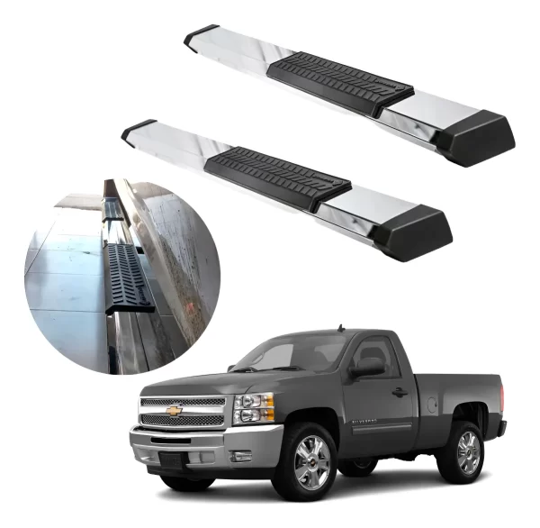 Estribos Serie 500 Para Silverado 2007 - 2013 Cab Sencilla