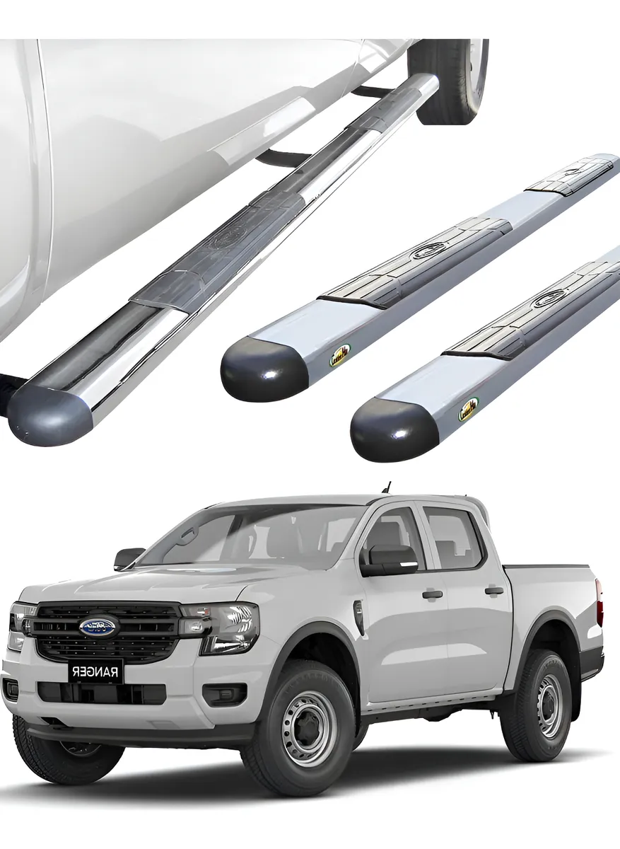 Estribos Gh Cromados Ford Ranger Doble Cabina 2013 - 2022 - Image 1