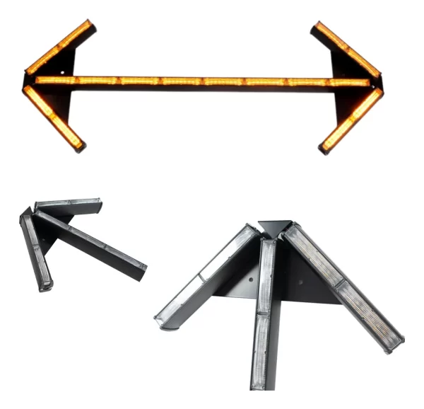 Barra De Trafico De Emergencia 96 Leds Luz Ambar Blinker