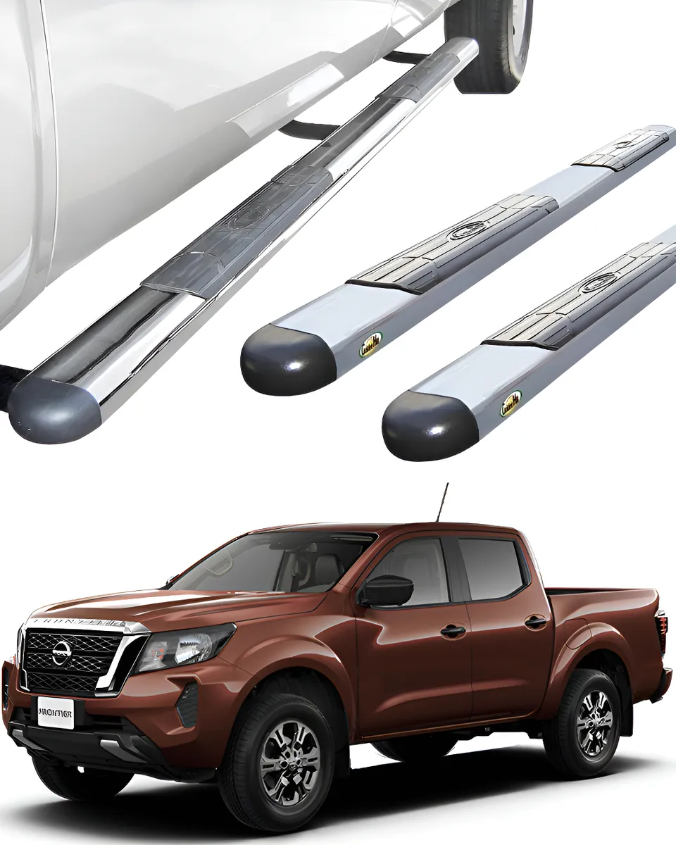 Estribos Gh Cromados P/ Nissan Np300 Frontier 2016 - 2024 - Image 1
