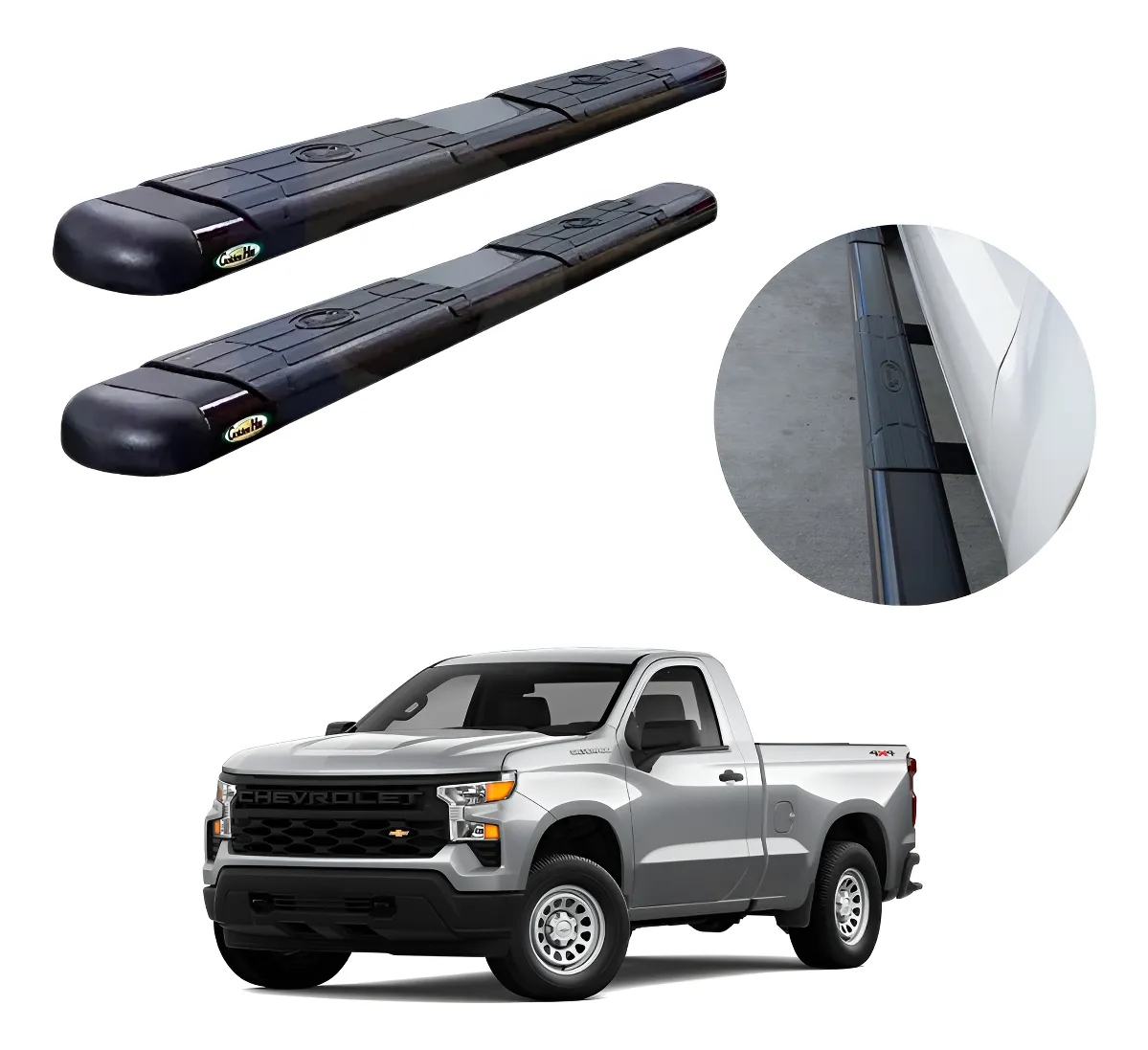 Estribos Gh Para Chevrolet Silverado 2019 - 2021 - Image 1
