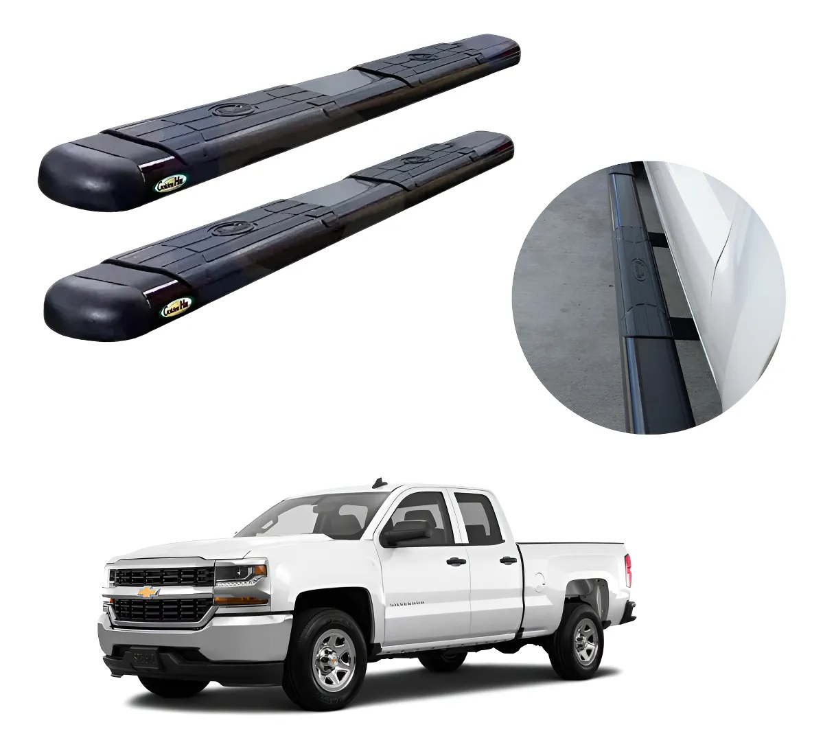Estribos Gh Para Chevrolet Silverado 2014 - 2018 - Image 1