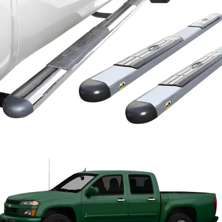 Estribos Gh Cromados Para Chevrolet Colorado 2004 - 2012