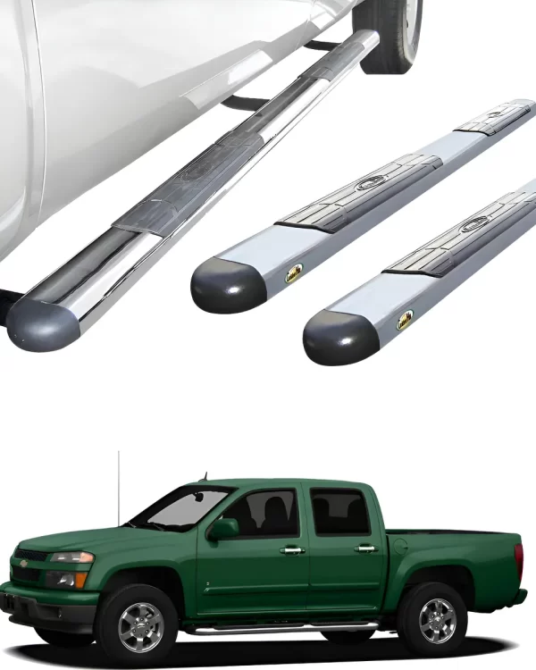 Estribos Gh Cromados Para Chevrolet Colorado 2004 - 2012