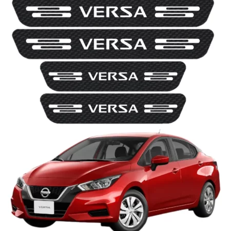 Protección De Estribos 4 Puertas Para Nissan Versa Diseño 5